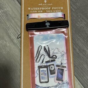 Pink Waterproof Phone Case with Clear Touchscreen Access